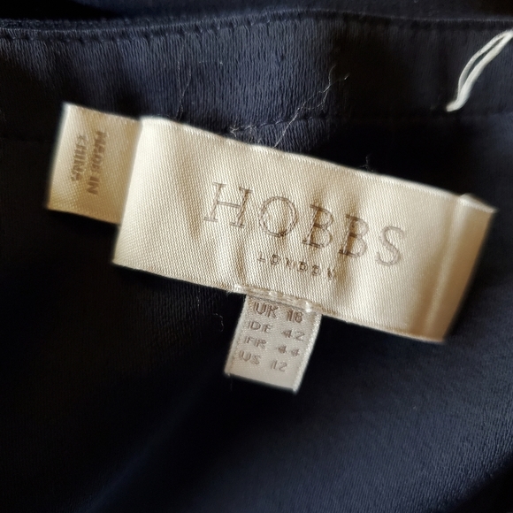 Hobbs London navy wide-leg jumpsuit, plus size 12, business, formal, mee… - Picture 4 of 4